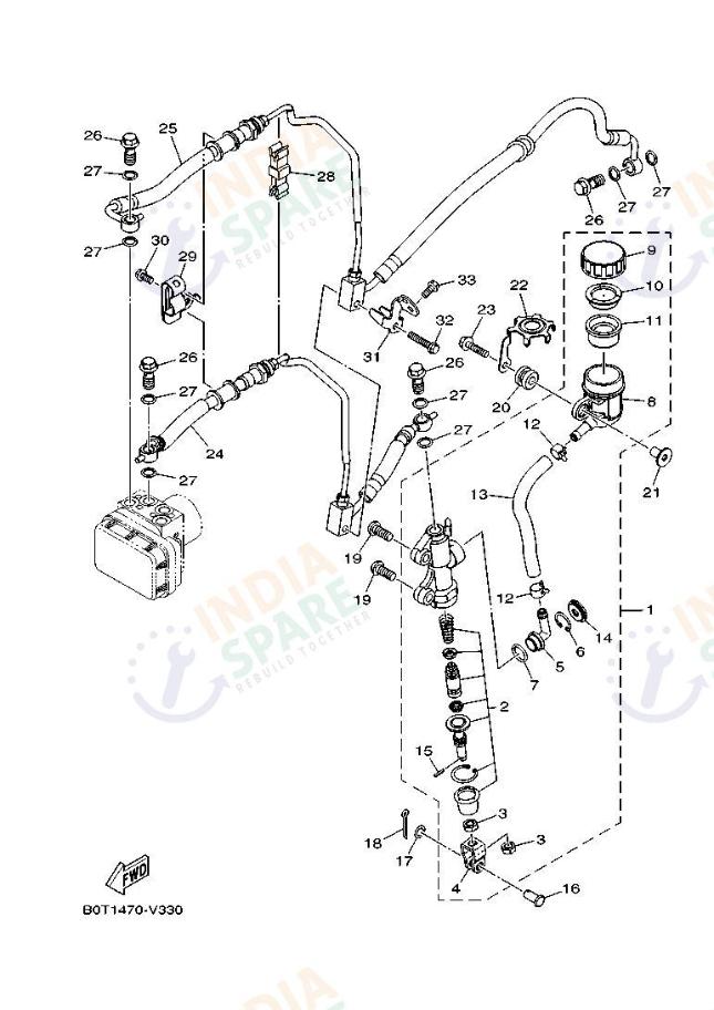 REAR MASTER CYLINDER